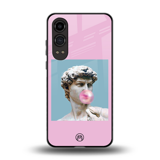 dope david michelangelo back phone cover | glass case for oneplus nord ce 4 lite