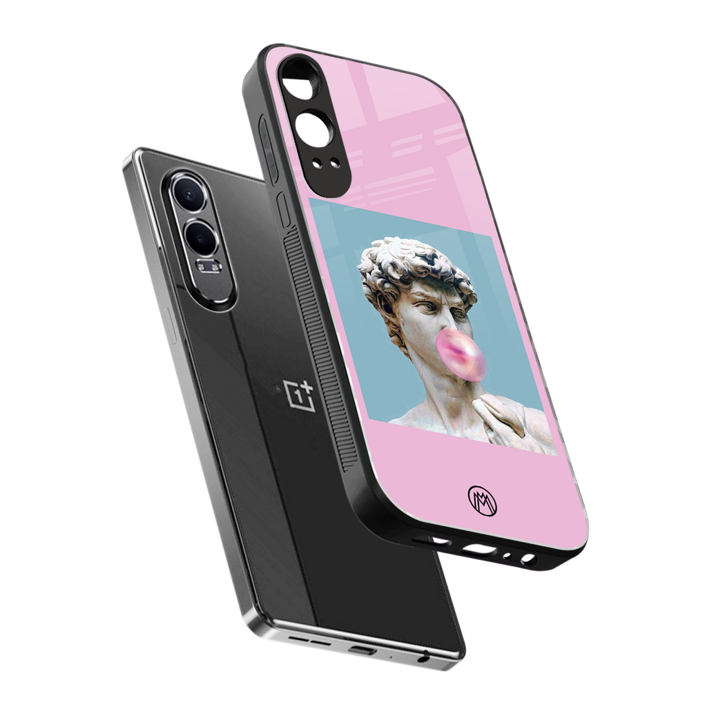 dope david michelangelo back phone cover | glass case for oneplus nord ce 4 lite