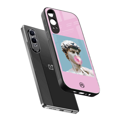 dope david michelangelo back phone cover | glass case for oneplus nord ce 4 lite
