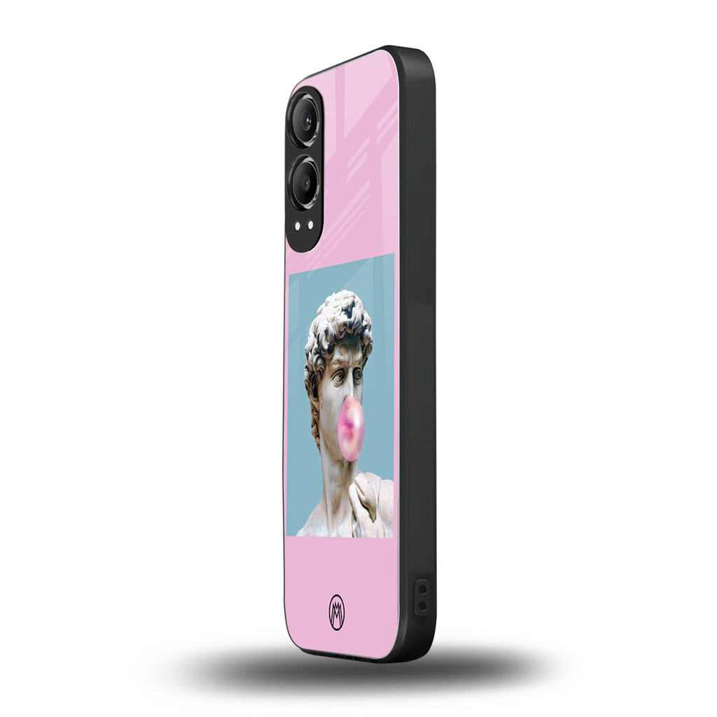 dope david michelangelo back phone cover | glass case for oneplus nord ce 4 lite