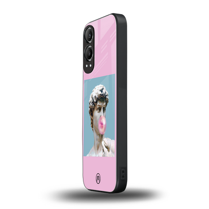 dope david michelangelo back phone cover | glass case for oneplus nord ce 4 lite