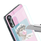 dope david michelangelo back phone cover | glass case for oneplus nord ce 4 lite