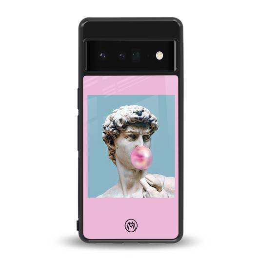 dope david michelangelo back phone cover | glass case for google pixel 6 pro