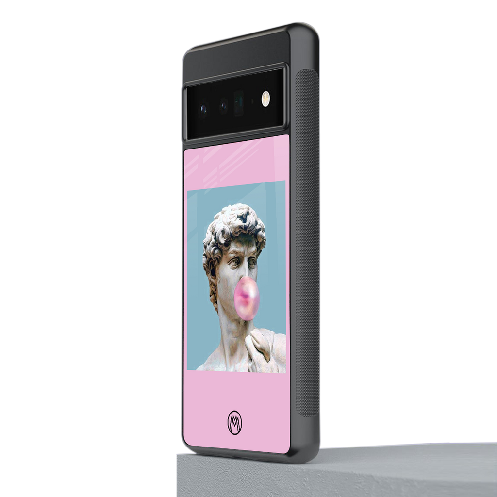 dope david michelangelo back phone cover | glass case for google pixel 6 pro