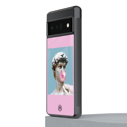 dope david michelangelo back phone cover | glass case for google pixel 6 pro