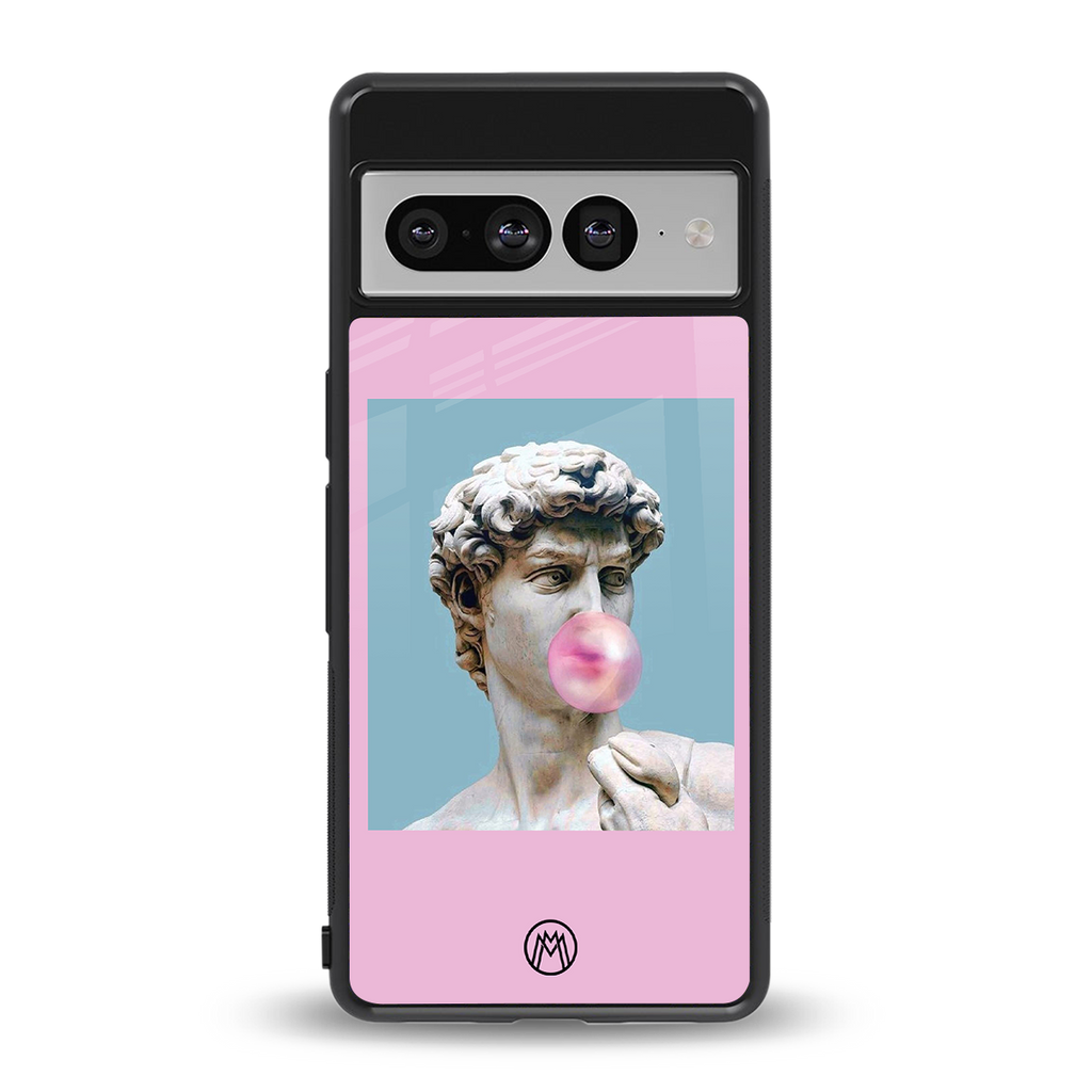 dope david michelangelo back phone cover | glass case for google pixel 7 pro