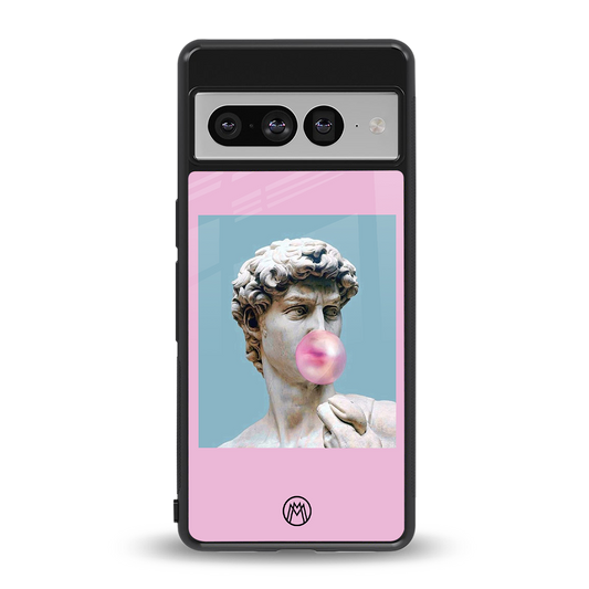 dope david michelangelo back phone cover | glass case for google pixel 7 pro