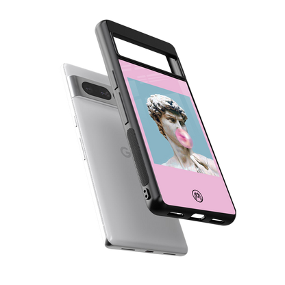 dope david michelangelo back phone cover | glass case for google pixel 7 pro