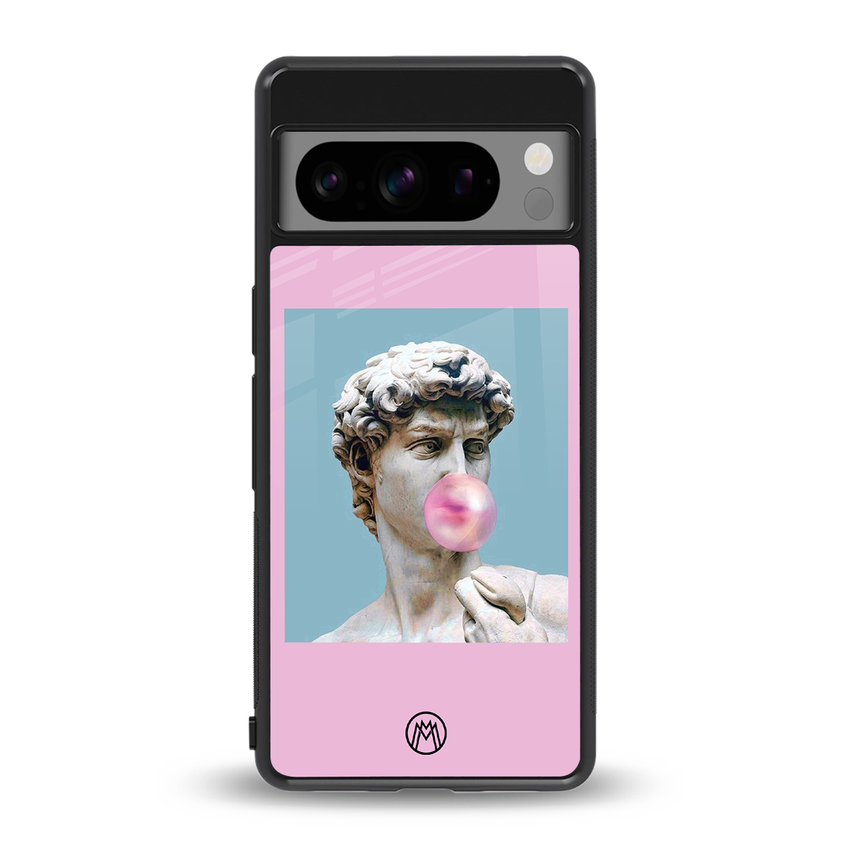dope david michelangelo back phone cover | glass case for google pixel 8 pro