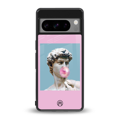 dope david michelangelo back phone cover | glass case for google pixel 8 pro
