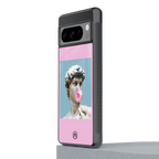 dope david michelangelo back phone cover | glass case for google pixel 8 pro