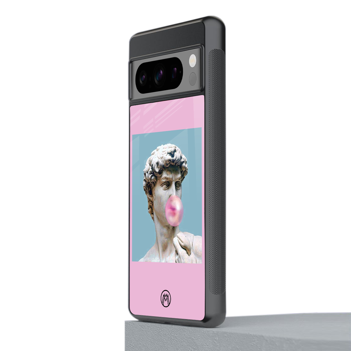 dope david michelangelo back phone cover | glass case for google pixel 8 pro