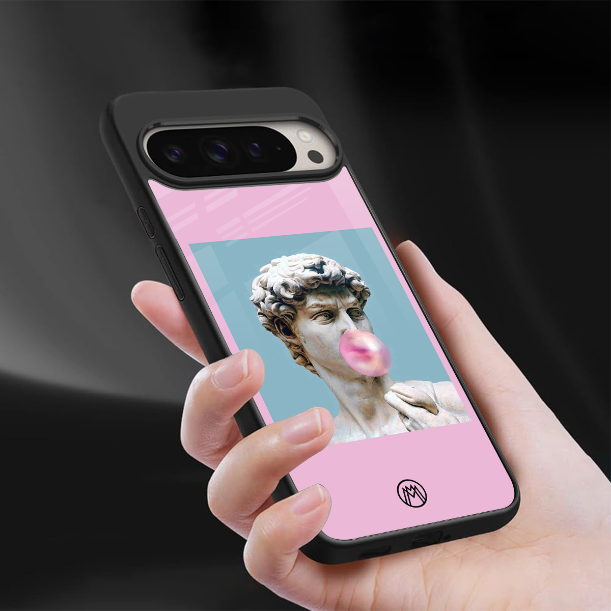 dope david michelangelo back phone cover | glass case for google pixel 9 pro xl