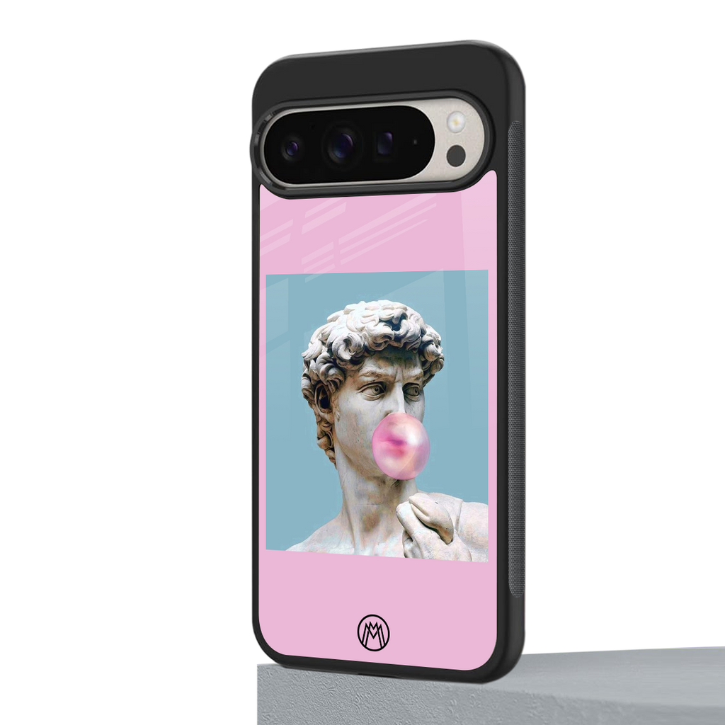 dope david michelangelo back phone cover | glass case for google pixel 9 pro