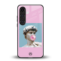 dope david michelangelo back phone cover | glass case for samsung galaxy s23 plus