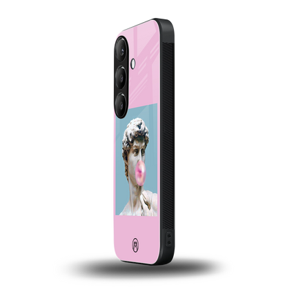 dope david michelangelo back phone cover | glass case for samsung galaxy s24 fe