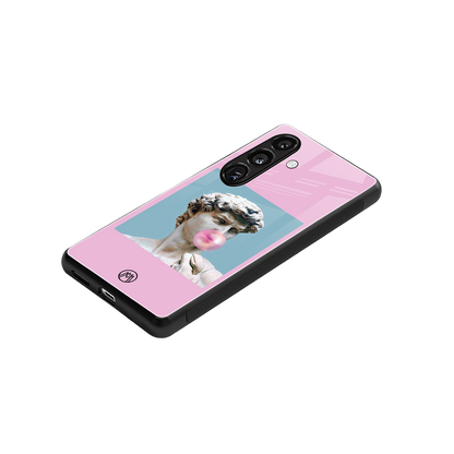 dope david michelangelo back phone cover | glass case for samsung galaxy s24 fe