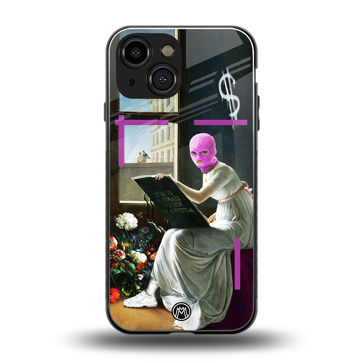 dope diva back phone cover | glass case for iphone 13 mini