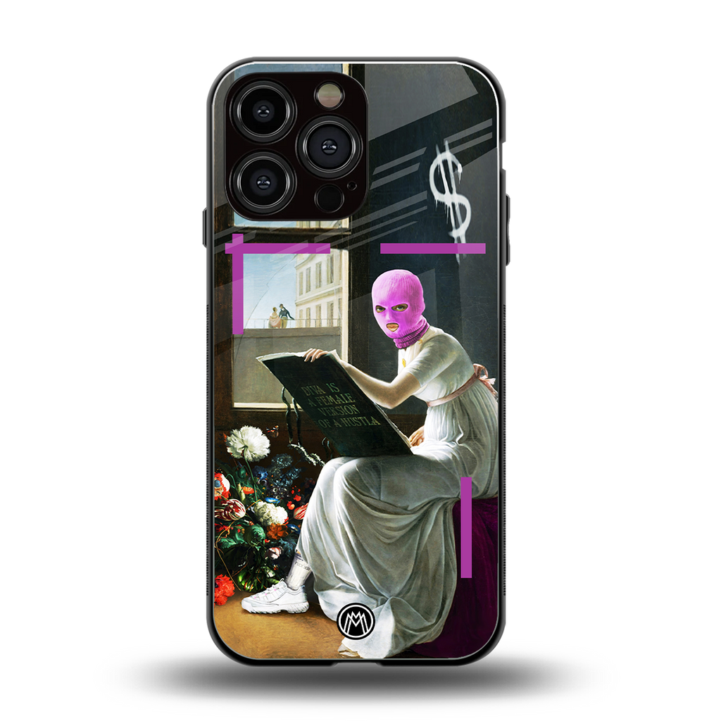 dope diva back phone cover | glass case for iphone 13 pro max