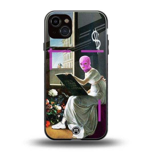 dope diva back phone cover | glass case for iphone 15 plus