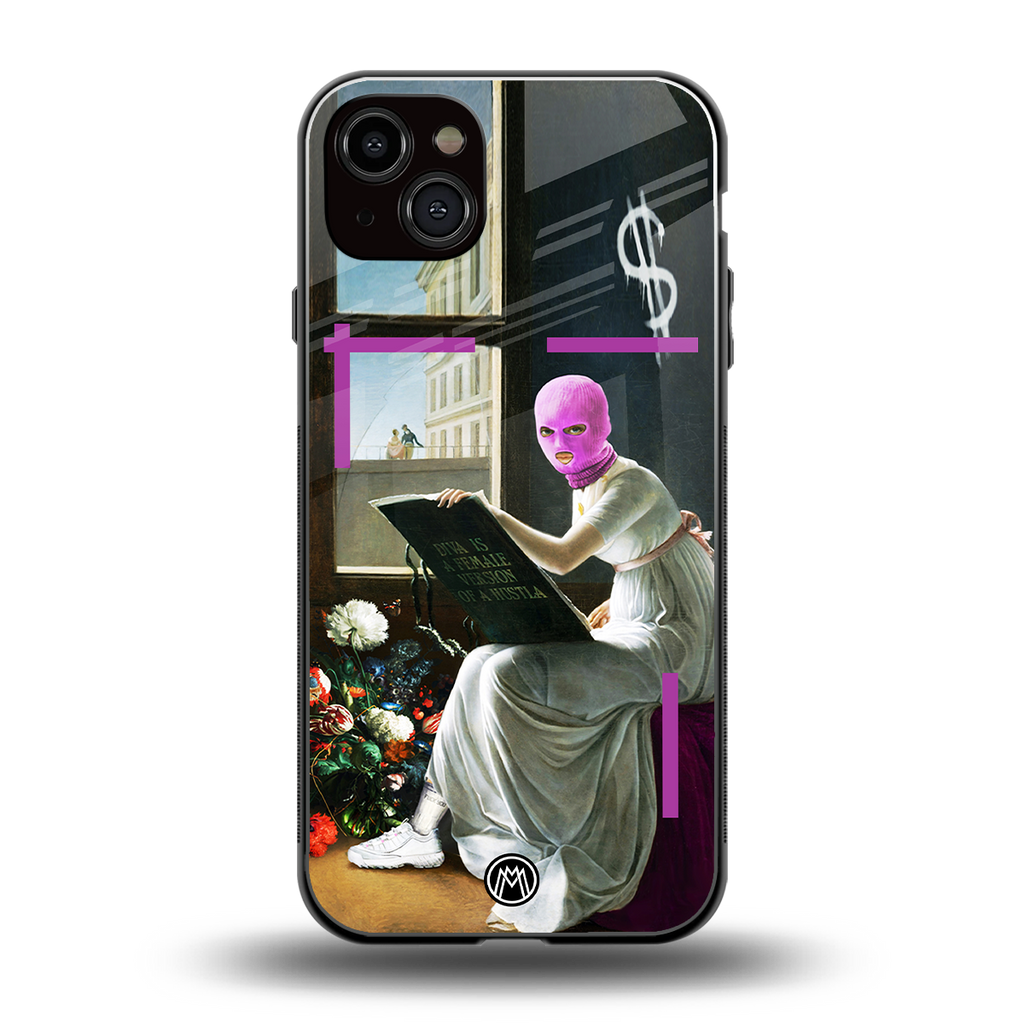 dope diva back phone cover | glass case for iphone 14 plus
