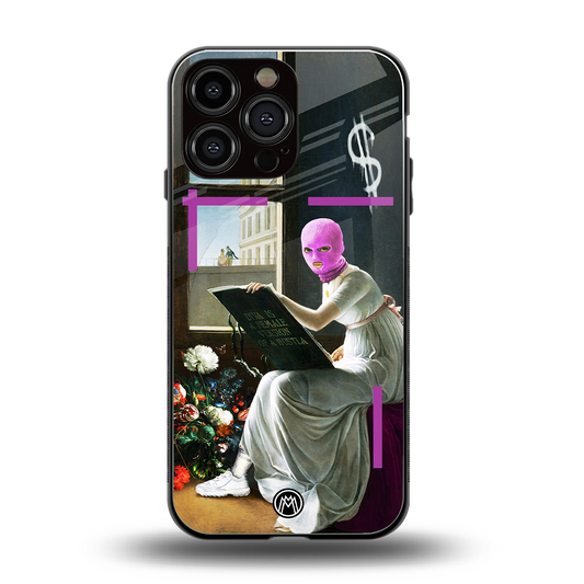 dope diva back phone cover | glass case for iphone 14 pro max