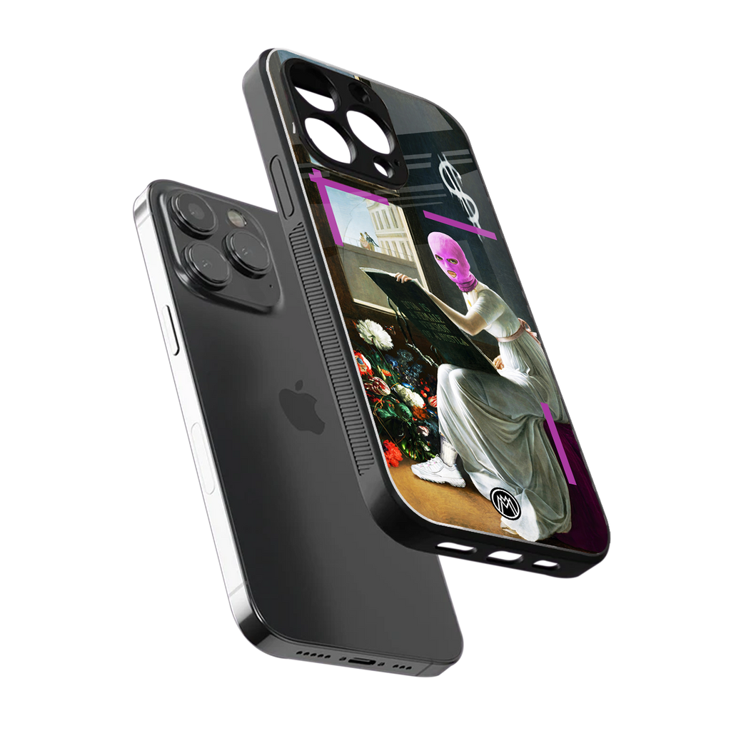 dope diva back phone cover | glass case for iphone 15 pro max