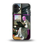dope diva back phone cover | glass case for iphone 16 plus