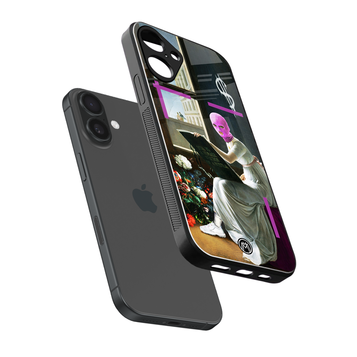 dope diva back phone cover | glass case for iphone 16 plus
