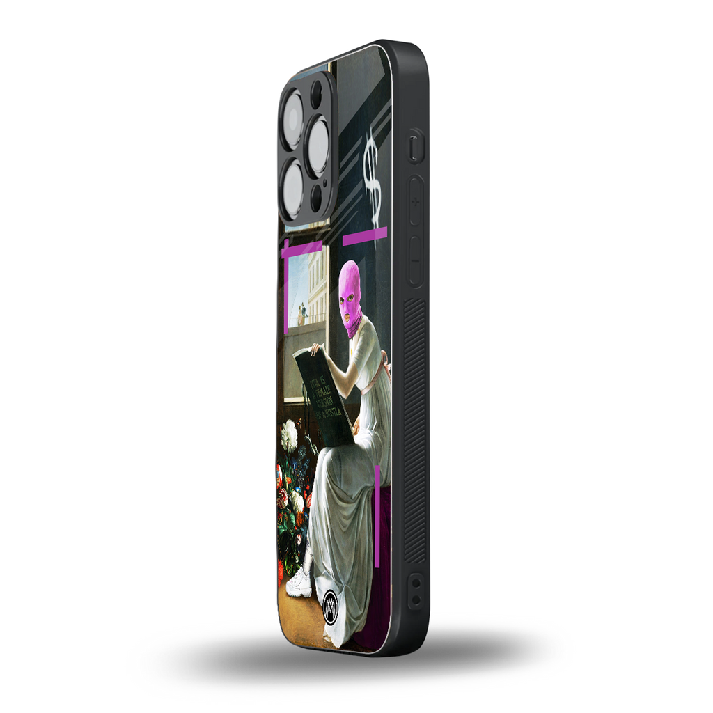 dope diva back phone cover | glass case for iphone 16 pro max
