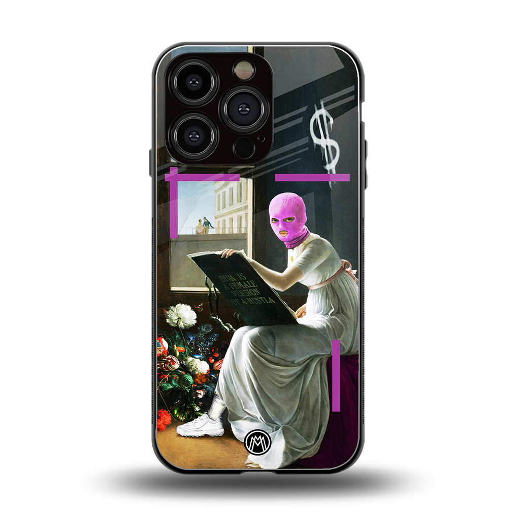 dope diva back phone cover | glass case for iphone 16 pro