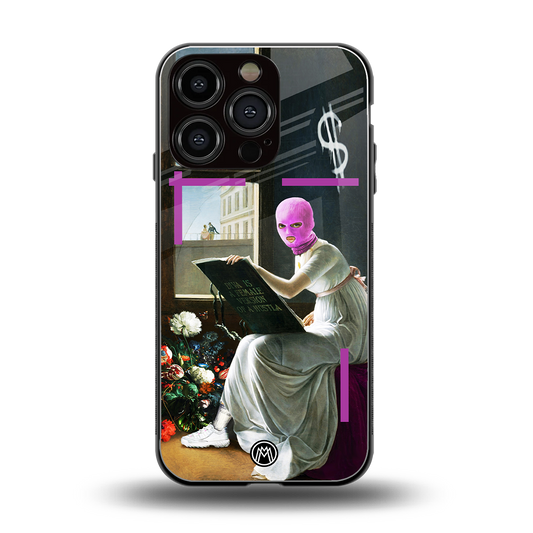 dope diva back phone cover | glass case for iphone 16 pro