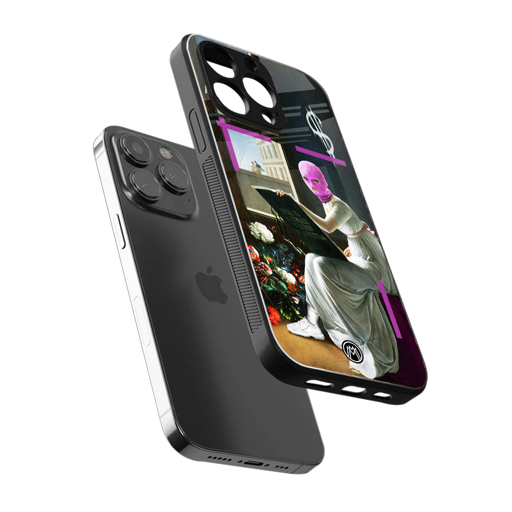 dope diva back phone cover | glass case for iphone 16 pro