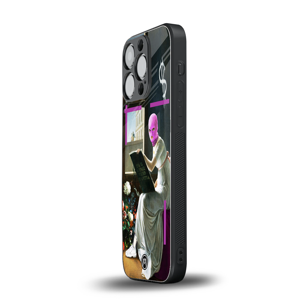 dope diva back phone cover | glass case for iphone 16 pro