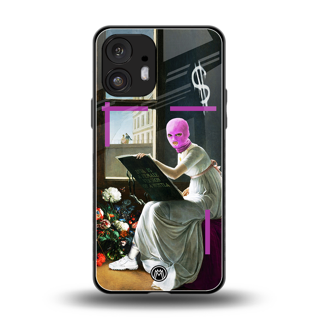 dope diva back phone cover | glass case for nothing phone 2
