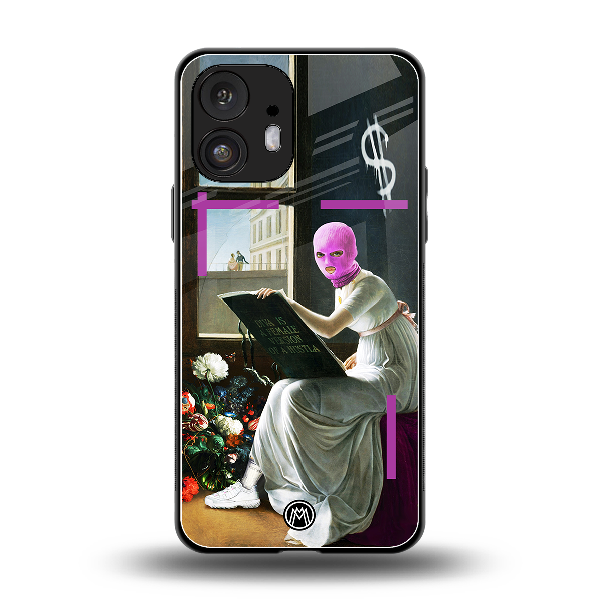 dope diva back phone cover | glass case for nothing phone 2