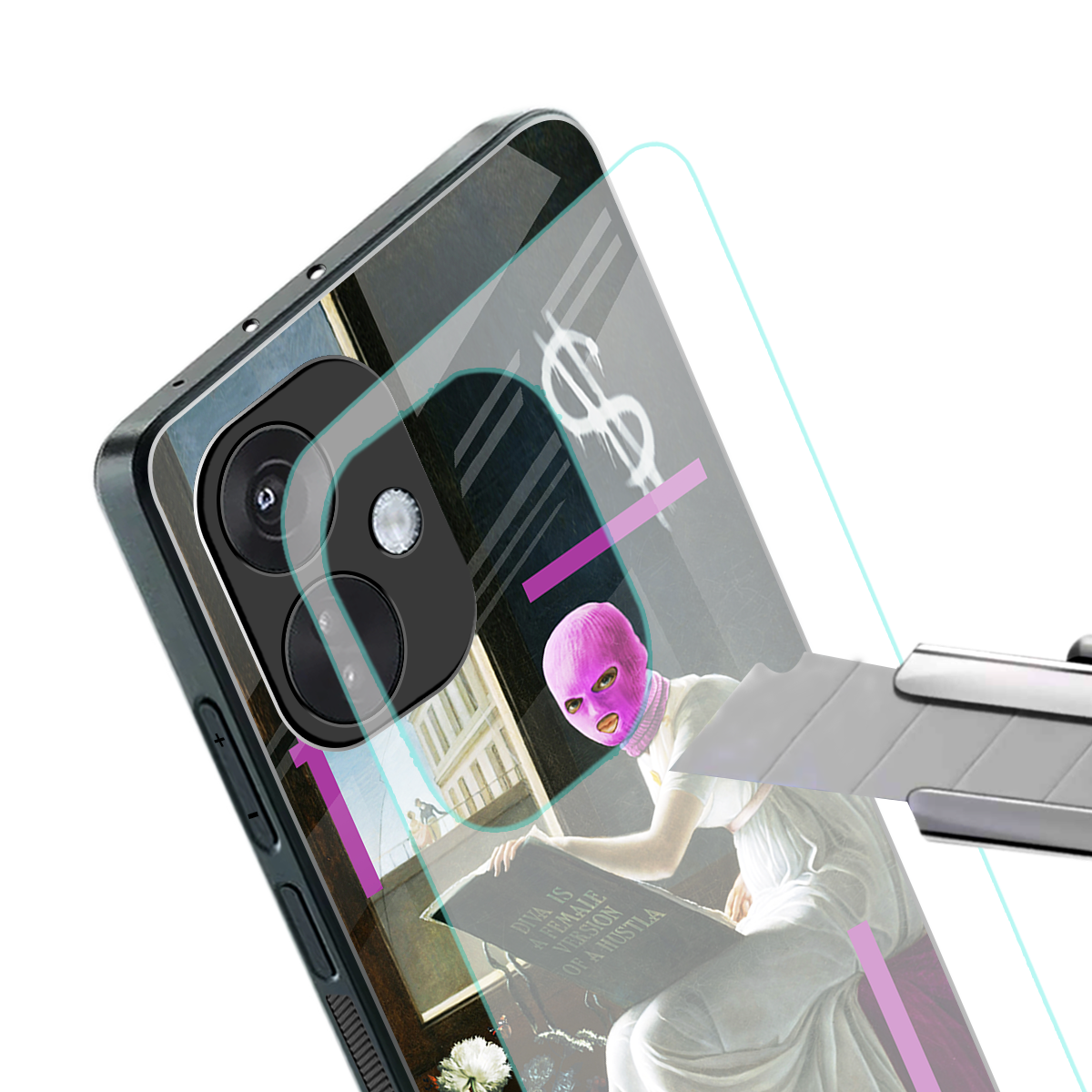 dope diva back phone cover | glass case for oneplus nord ce 3