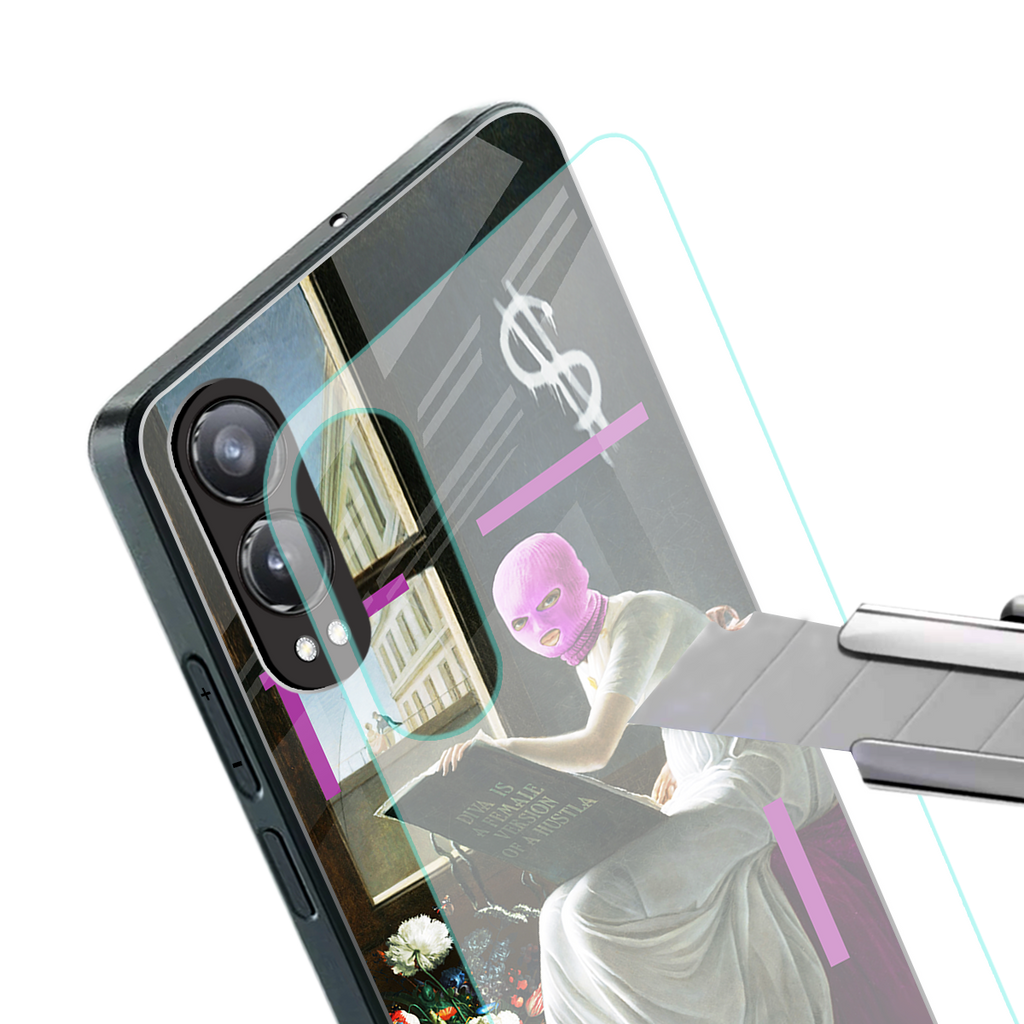 dope diva back phone cover | glass case for oneplus nord ce 4 lite