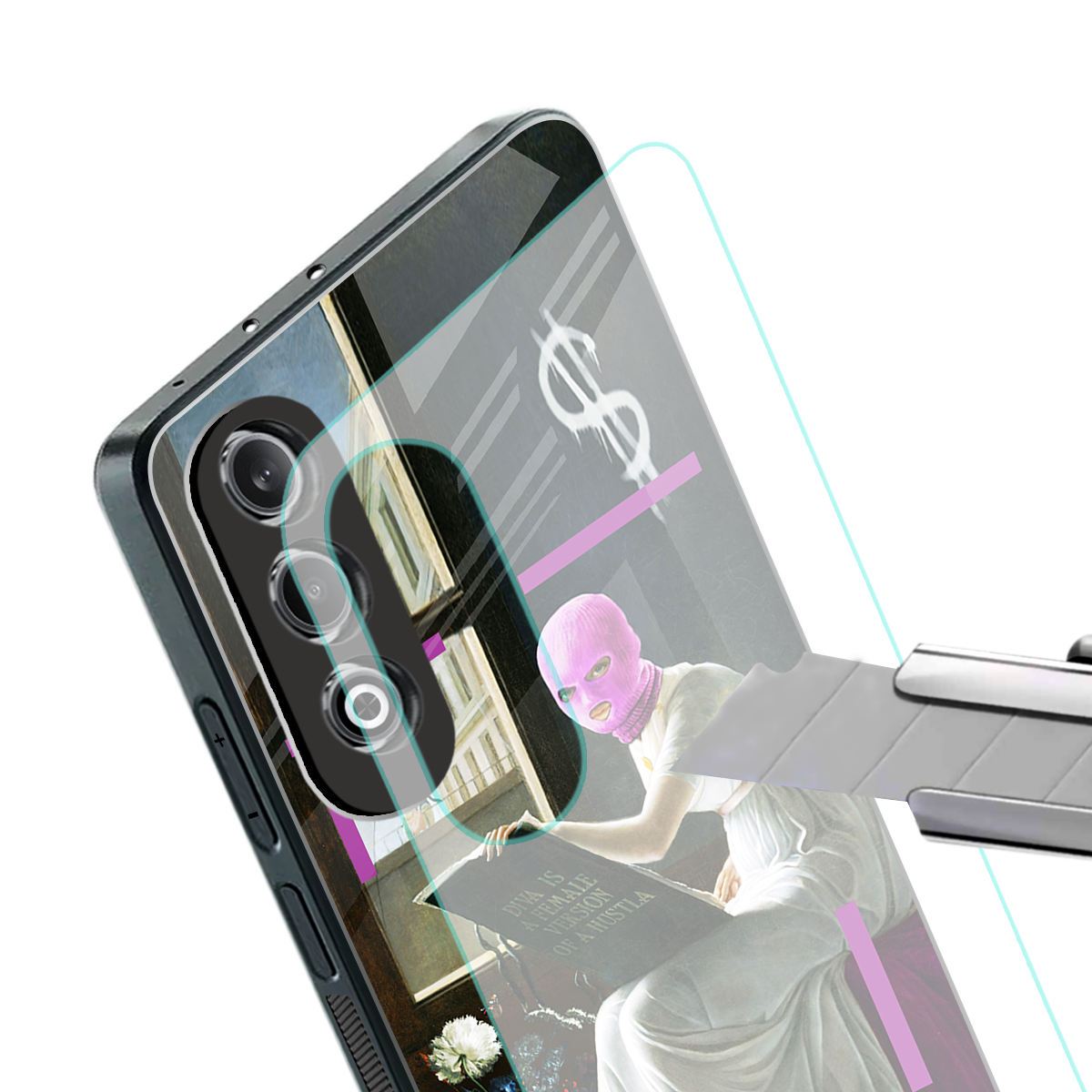 dope diva back phone cover | glass case for oneplus nord ce 4