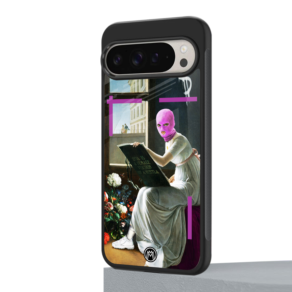 dope diva back phone cover | glass case for google pixel 9 pro