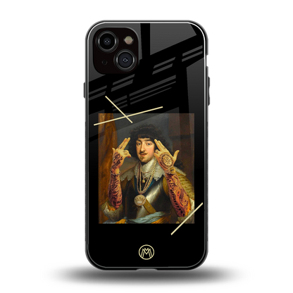 dope napoleon back phone cover | glass case for iphone 14 plus