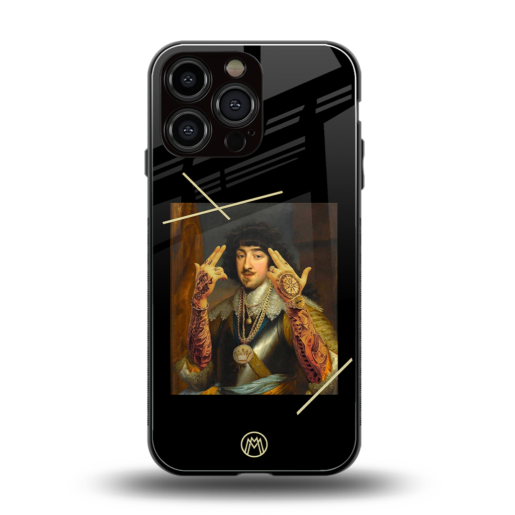 dope napoleon back phone cover | glass case for iphone 15 pro max