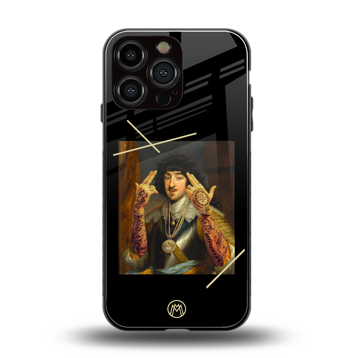 dope napoleon back phone cover | glass case for iphone 15 pro max