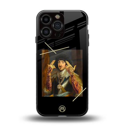 dope napoleon back phone cover | glass case for iphone 14 pro max