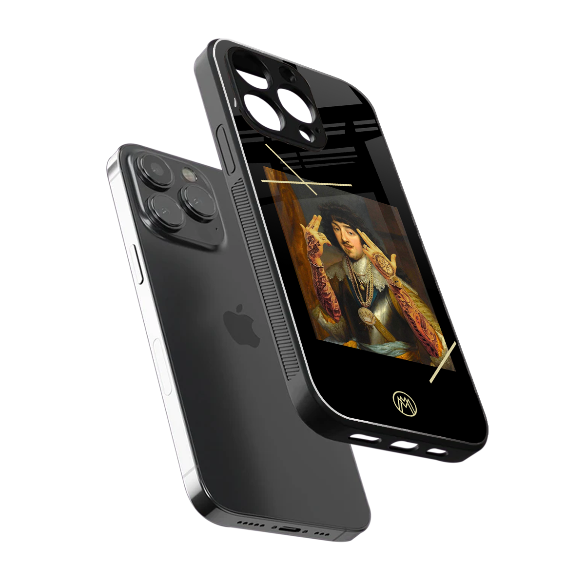dope napoleon back phone cover | glass case for iphone 15 pro max