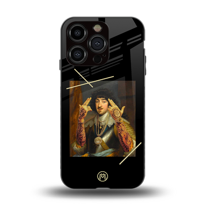 dope napoleon back phone cover | glass case for iphone 15 pro