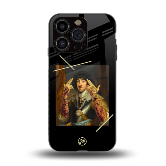 dope napoleon back phone cover | glass case for iphone 15 pro