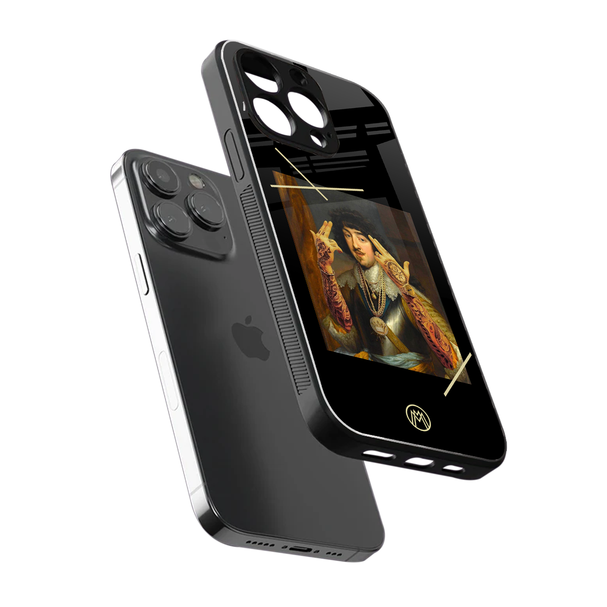 dope napoleon back phone cover | glass case for iphone 15 pro