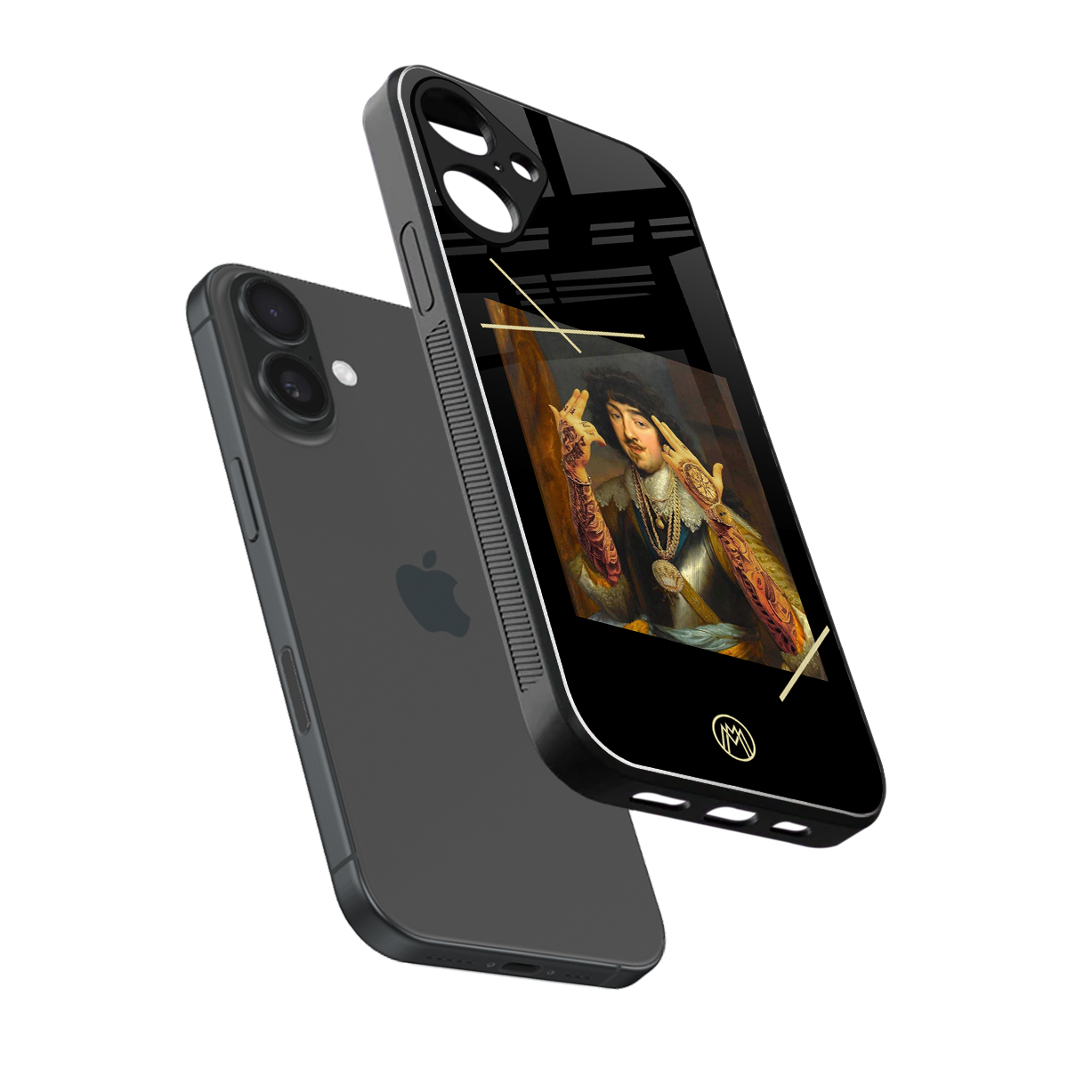 dope napoleon back phone cover | glass case for iphone 16 plus