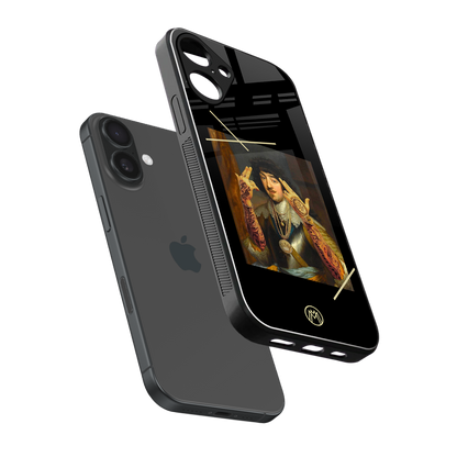 dope napoleon back phone cover | glass case for iphone 16 plus